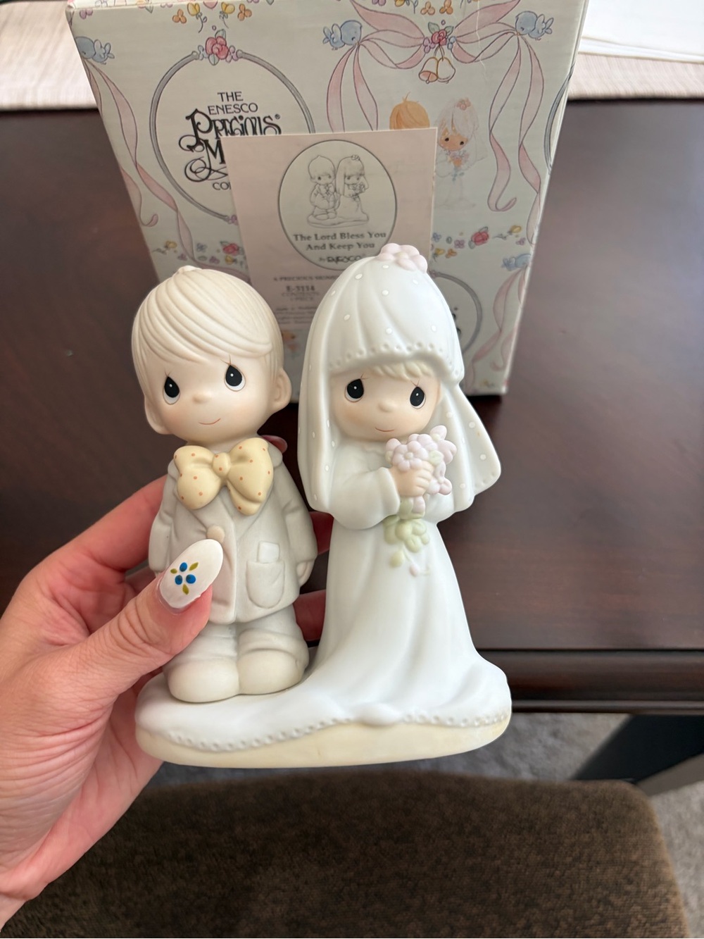 Precious Moments Bride and Groom Porcelain Figurine